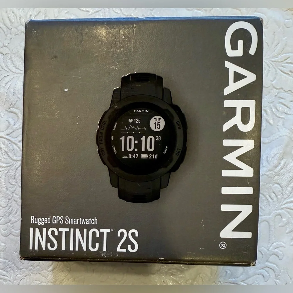 Garmin Instinct 2S Solar 40MM Standard Edition Smartwatch w/charging cable NWT